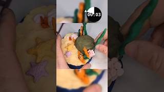 DIY mini Ocean World | Easy Polymer Clay Animal Tutorial #shorts #clay #tutorial #diy #cute #art