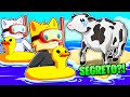 TROVO UNA MUCCA ABBANDONATA SU UN'ISOLA SEGRETA DI WOBBLY LIFE CON DRCAT! QUESTA MISSIONE Ãˆ FOLLE!