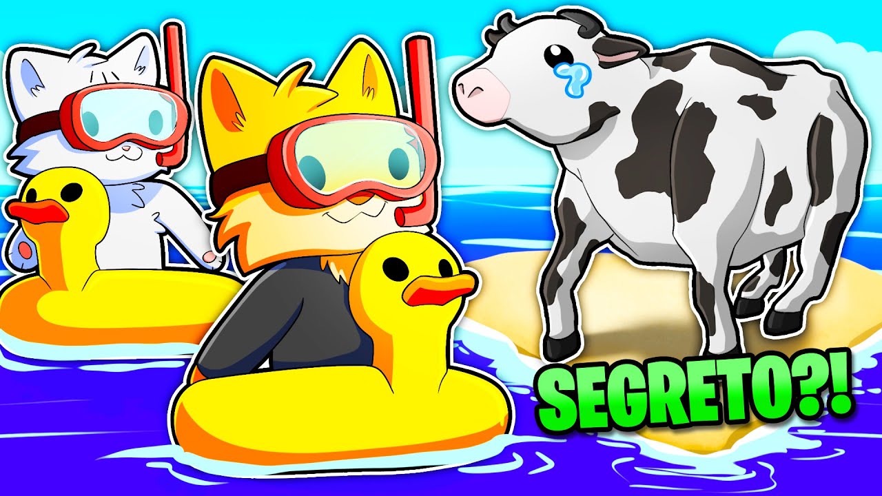 TROVO UNA MUCCA ABBANDONATA SU UN'ISOLA SEGRETA DI WOBBLY LIFE CON DRCAT! QUESTA MISSIONE È FOLLE!