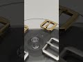 Stainless steel pin buckles in polised gold and silver#carosung #buckle #custom #belt #hardware