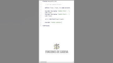 🟡 PSeInt : Hacer un algoritmo que una dos cadenas ingresadas en una sola cadena de texto en pseint.