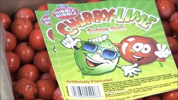 Red Decorative Gumballs with Flavors