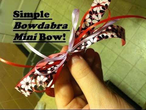 How to Make Ribbon Bows with Bowdabra Bow Maker 