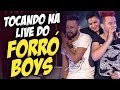 TOCANDO na LIVE DO FORRÓ BOYS (Minha Participação)