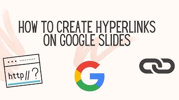 How to create Hyperlinks on Google Slides