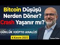 Bitcoin Düşüşü Nerden Döner? Crash Yaşanır mı? - 4 Kasım 2025