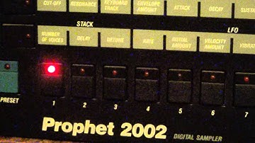 Sequential Prophet 2002 Disk Load