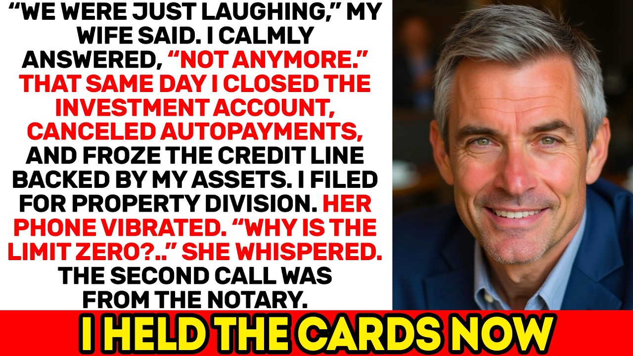 We Were Just Laughing,” My Wife Said. I Froze the Credit Line That Day