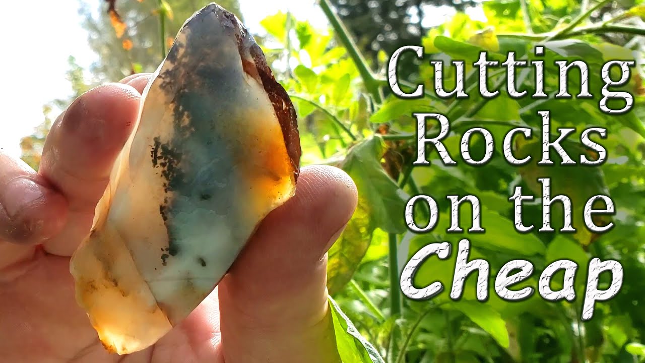 Cutting Rocks and Agates on the Cheap shorts YouTube