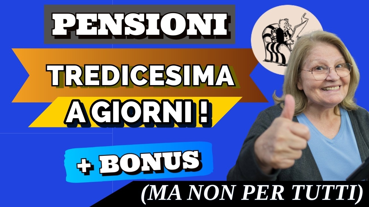 PENSIONI DICEMBRE 2025 👉 TREDICESIMA IN ARRIVO A GIORNI! (MA NON PER TUTTI) + BONUS DI NATALE❗️💰🎄