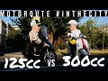 Scuter Challenge 125cc vs 300cc prin Bucuresti. Piaggio Medley 125 vs Vespa GTS 300 Super Racing 60s