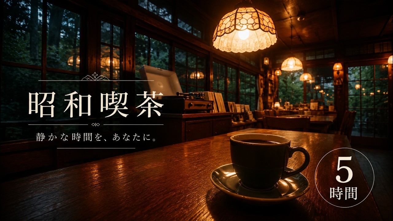 5 Hours】Friday JAZZ BGM | Showa Kissaten BGM | Japanese Piano