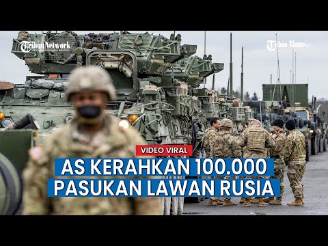 AS Siaga Tinggi Kerahkan Hingga 100.000 Pasukan Lawan Rusia di Eropa
