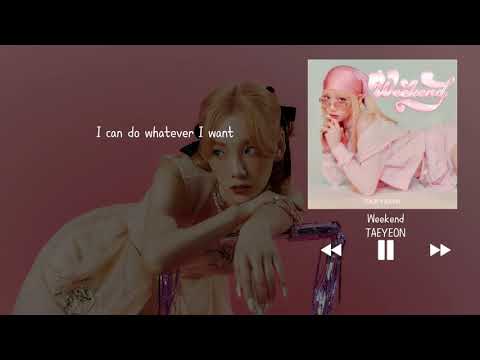 【韓中字】太妍 태연 TAEYEON - Weekend