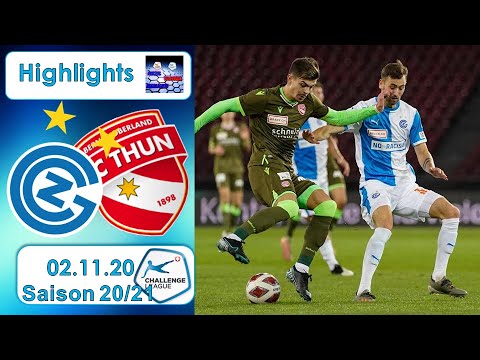 Highlights: Grasshopper Club Zürich vs FC Thun (02.11.2020)