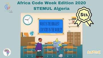 Africa Code Week Edition 2020_STEMUL Algeria | Scratch Games Ideas