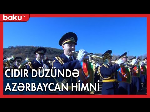 Cıdır düzündə Azərbaycan Himni səsləndi - Baku TV