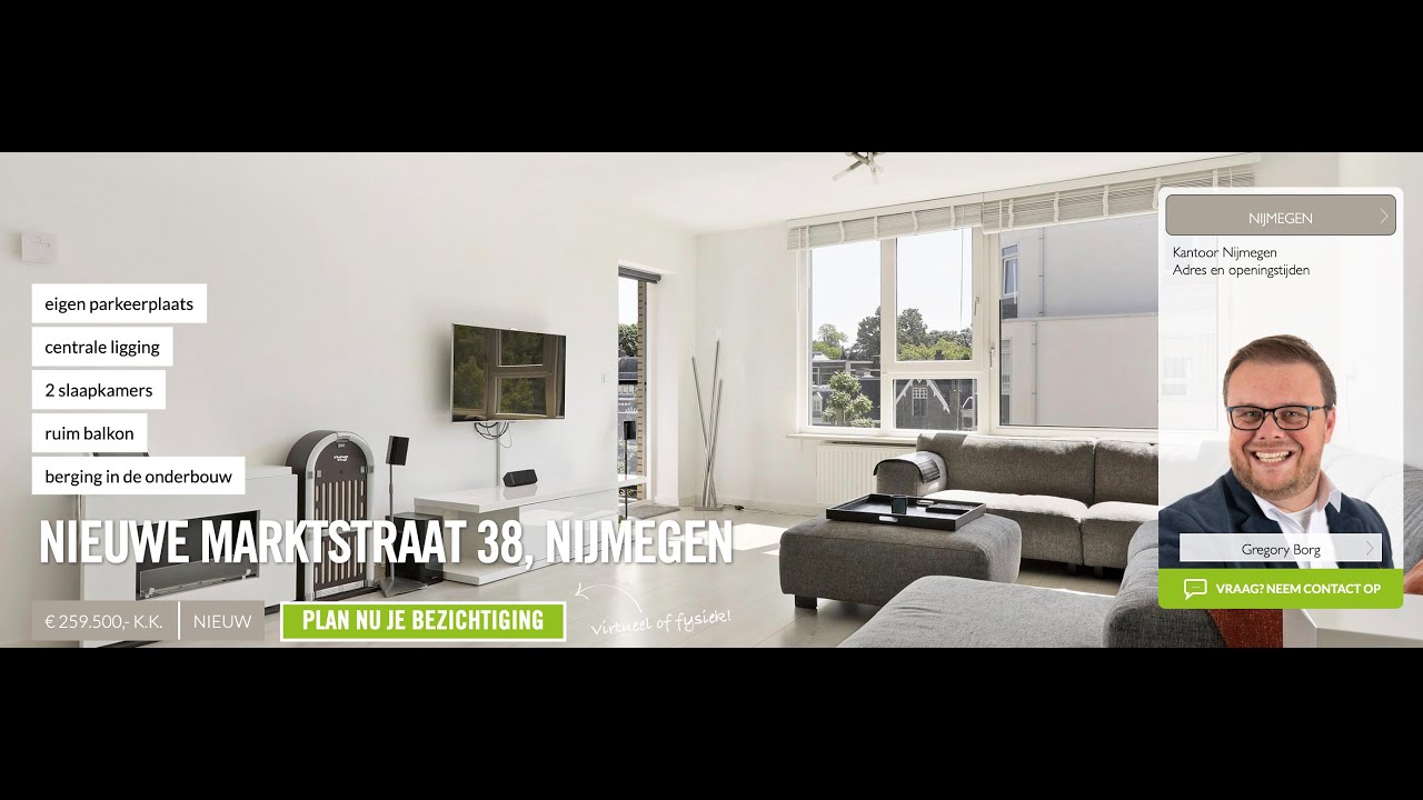 Te Koop Nieuwe Marktstraat 38 Nijmegen Hendriks Makelaardij Meer Makelaar Youtube
