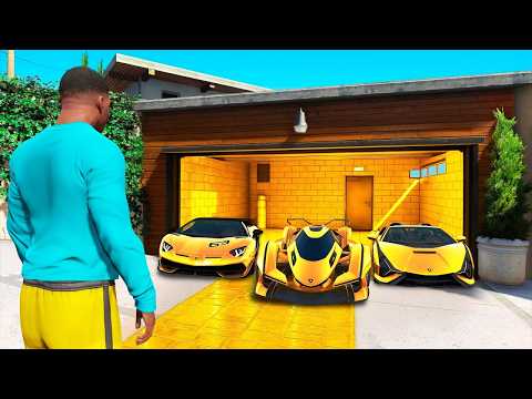 CƯỚP TOÀN BỘ Những Chiếc LAMBOGHINI MẠ VÀNG Trong GTA 5