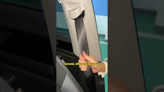The secret of car seat belts can save your life!#car