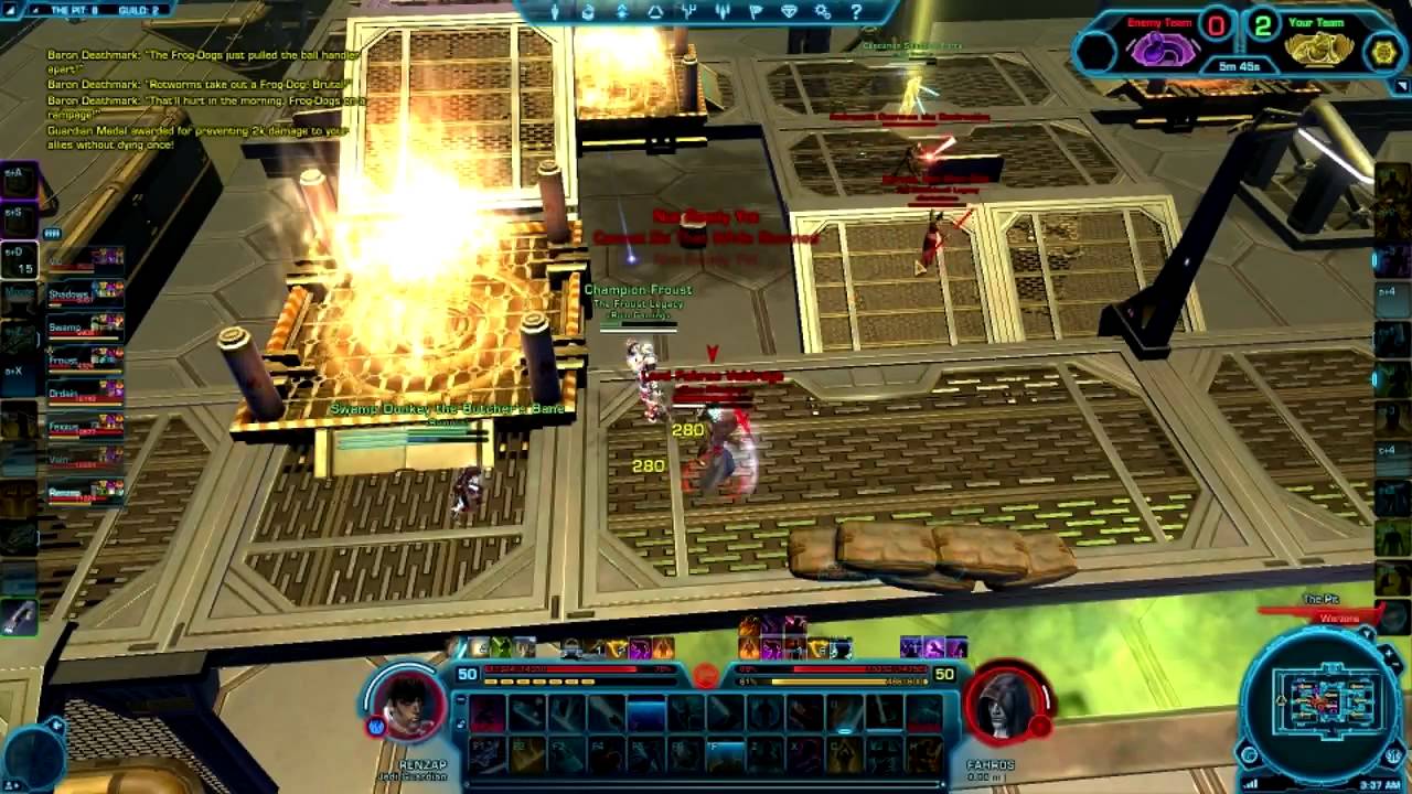 SWTOR PVP Warzone Huttball - Focus Guardian