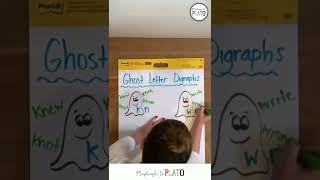 Ghost letters are silent, you see them but don't hear them! #shorts #anchorchart #firstgradeteacher