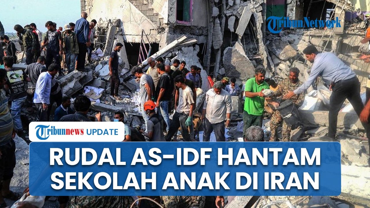 Rudal AS-Israel Hantam Sekolah Anak di Shiraz Teheran, 20 Orang Tewas dan 30 Korban Alami Luka-luka