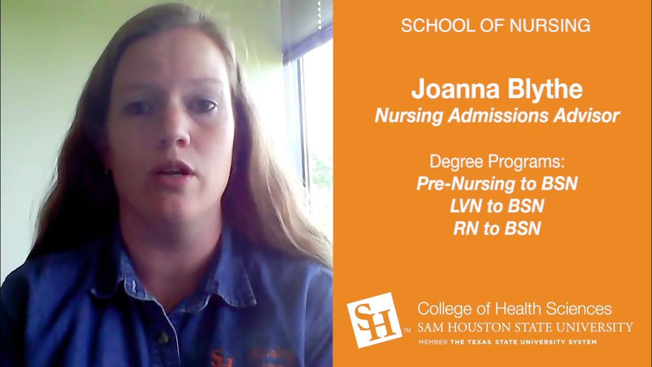 Sam Houston Nursing Program Reviews Sam Houston State University Into to School of Nursing - YouTube