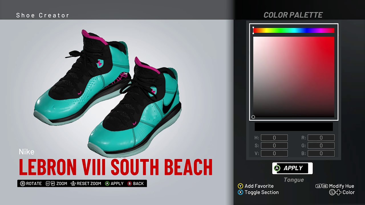 lebron 8 shoes south beach