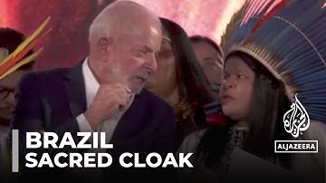 Sacred tribal cape: Cloak returns to Brazil from Europe