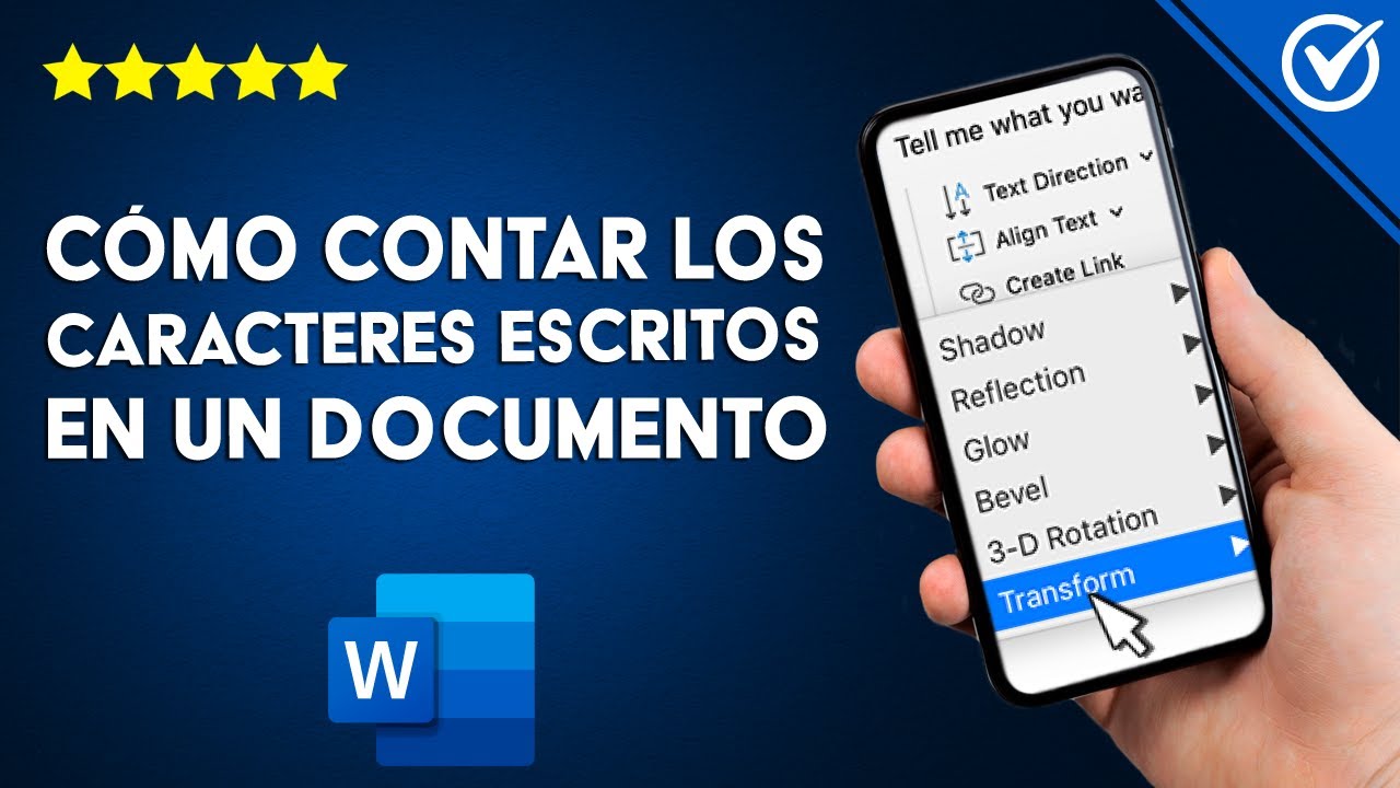 Cómo contar los caracteres escritos en un documento de WORD fácilmente