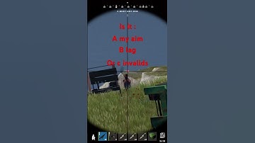 My hit registration is horrible.#gaming #rustconsole #headshot