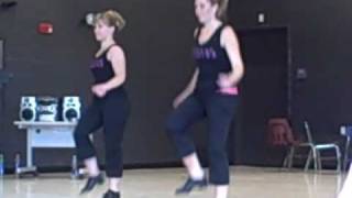 Rachel & Lacey clogging - Poker Face