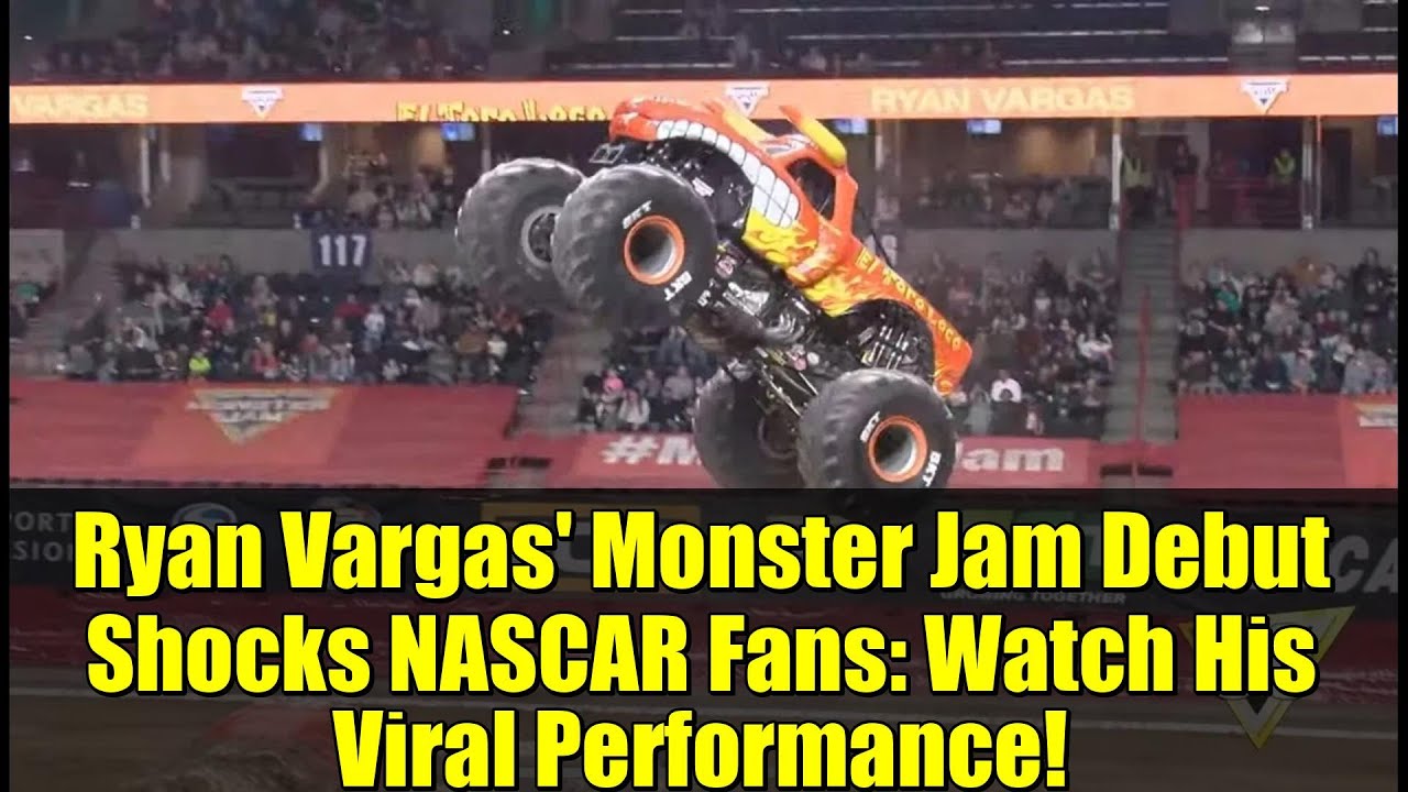Ryan Vargas Monster Jam Debut Shocks Nascar Fans Watch His Viral 