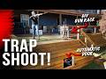 Diy trap shooting range  portable gun rack