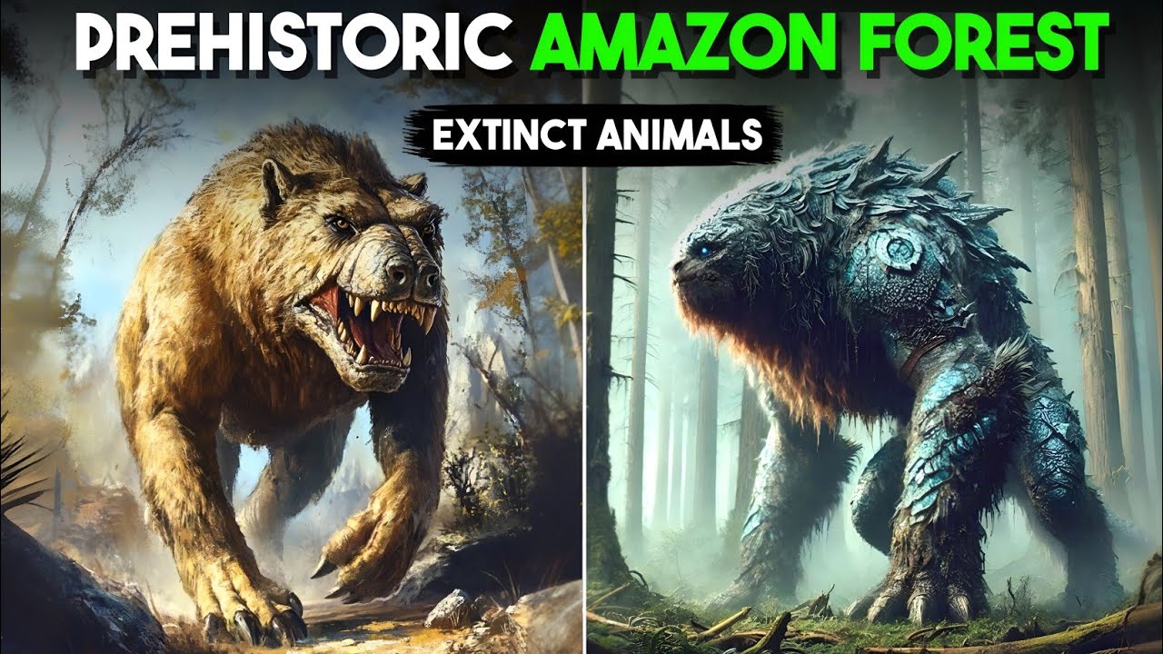 7 Most Dangerous Extinct Animals Of AMAZON FOREST!