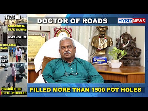 The Hyderabad legend who fills potholes with his pension money