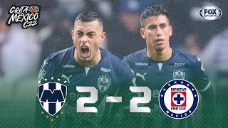 ¡César Montes se viste de héroe! | Monterrey 2-2 Cruz Azul | Liga MX