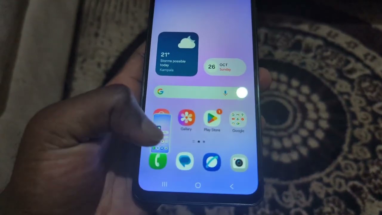 Как сделать снимок экрана Samsung Galaxy A07