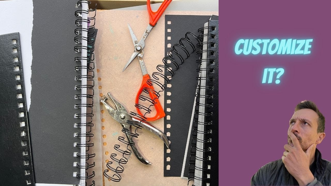 Customizing Your Own Spiral Bound Sketchbook 📱