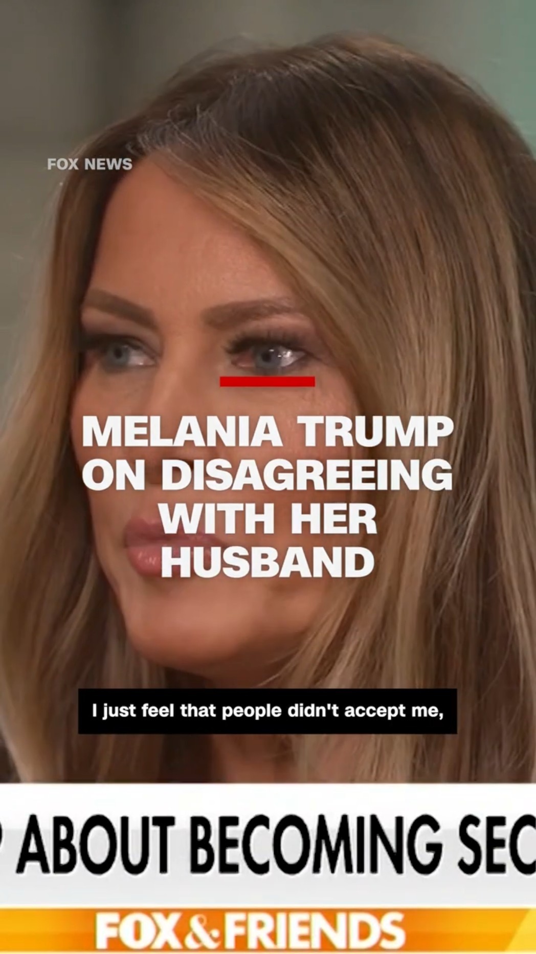 'I have my own thoughts': Melania Trump on disagreeing with her husband