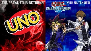 Uno Night with The Fatal Four! & Yu-Gi-Oh! Duel Links Feat. Jolten9t9!