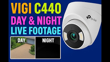 TP-Link VIGI C440 Live Footage | Day & Night Test (4MP Security Camera)