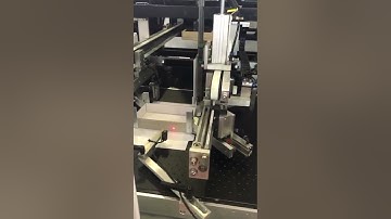 FULLY AUTOMATIC RIGID BOX MAKING MACHINE   NEW VIDEO