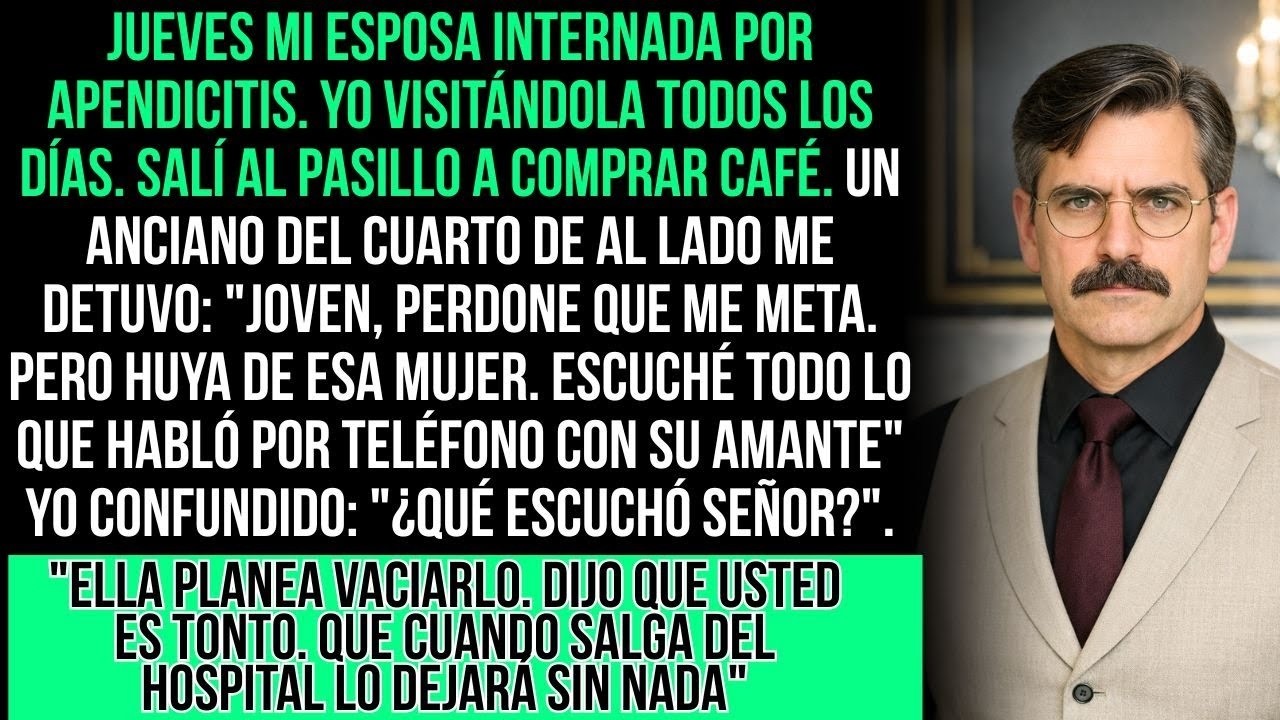 Mi Esposa Internada  Anciano Del Cuarto De Al Lado   Huya De Ella Joven  Escuché Todo     2