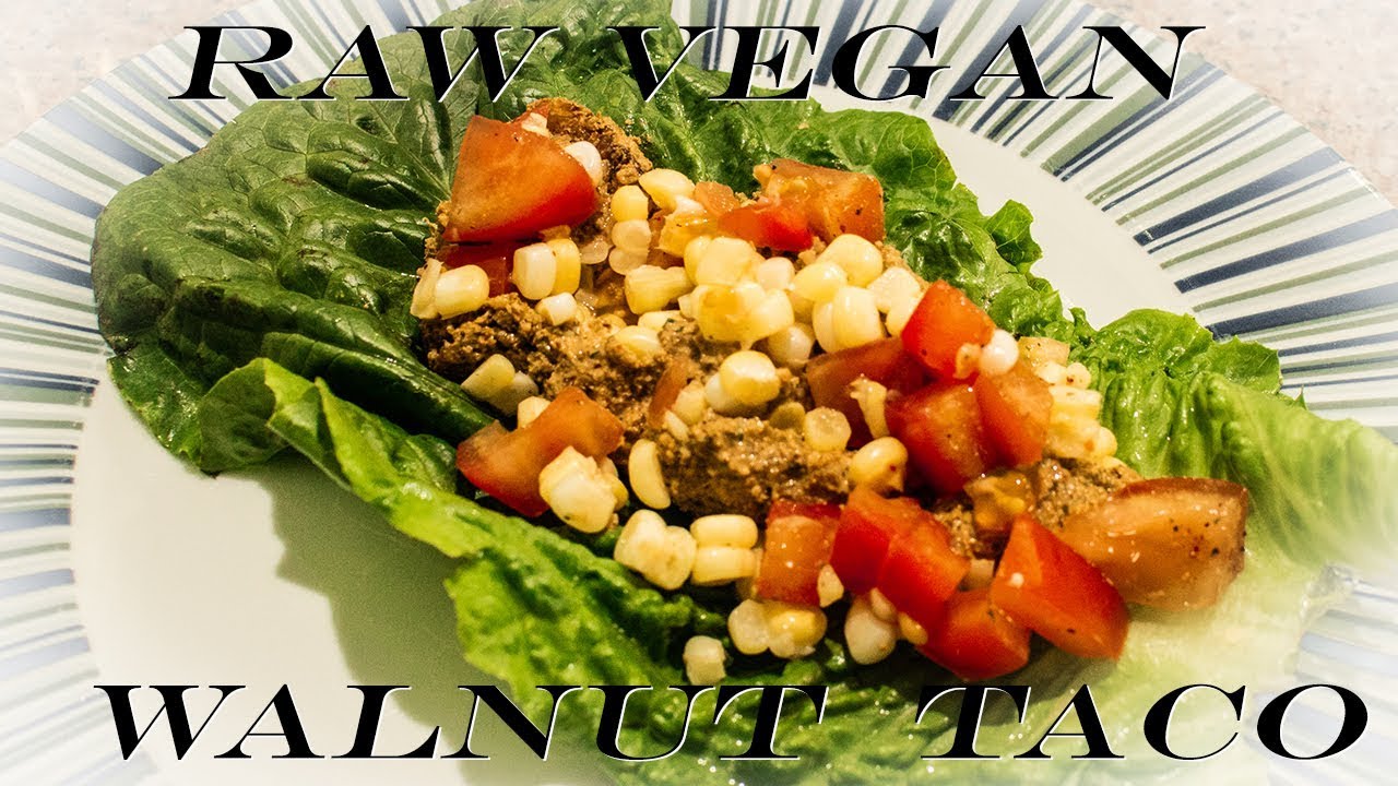 Vegan Gains Raw Walnut “Meat” Tacos Lo Carb | Keto Tacos - YouTube