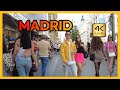 [4k] Walking through the beautiful Gran Via in the heart of Madrid,madrid tour,where to go (Spain)