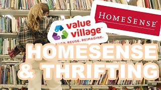 [IM BACK!!!] Come to HOMESENSE, VALUE VILLAGE \& MARSHALLS with me! Updating you on what I'm up to!