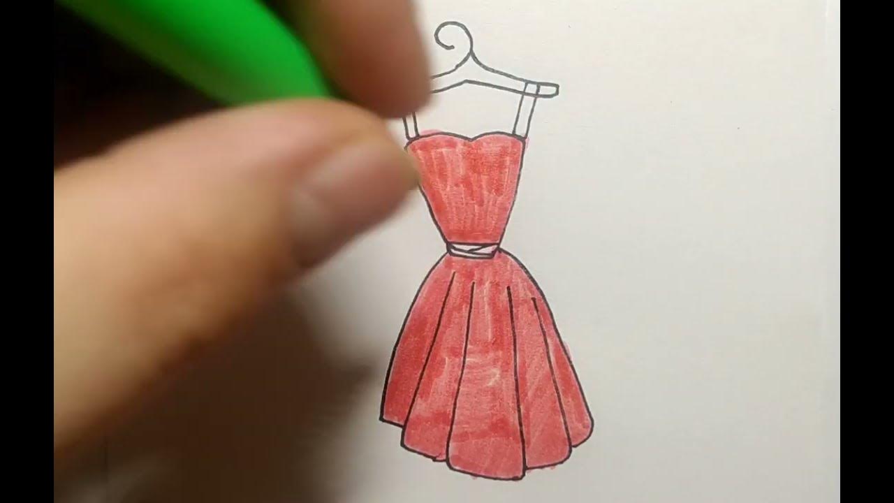 Как Нарисовать Платье Легко фото 21