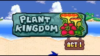 Sonic Rush Adventure Plant Kingdom, Sonic - Act 1